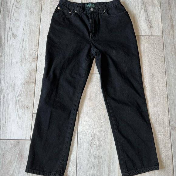 Lauren Jean Co Raloh Lauren Denim - Lauren Jeans Co Ralph Lauren Women’s Black Jeans Straight Leg 10P